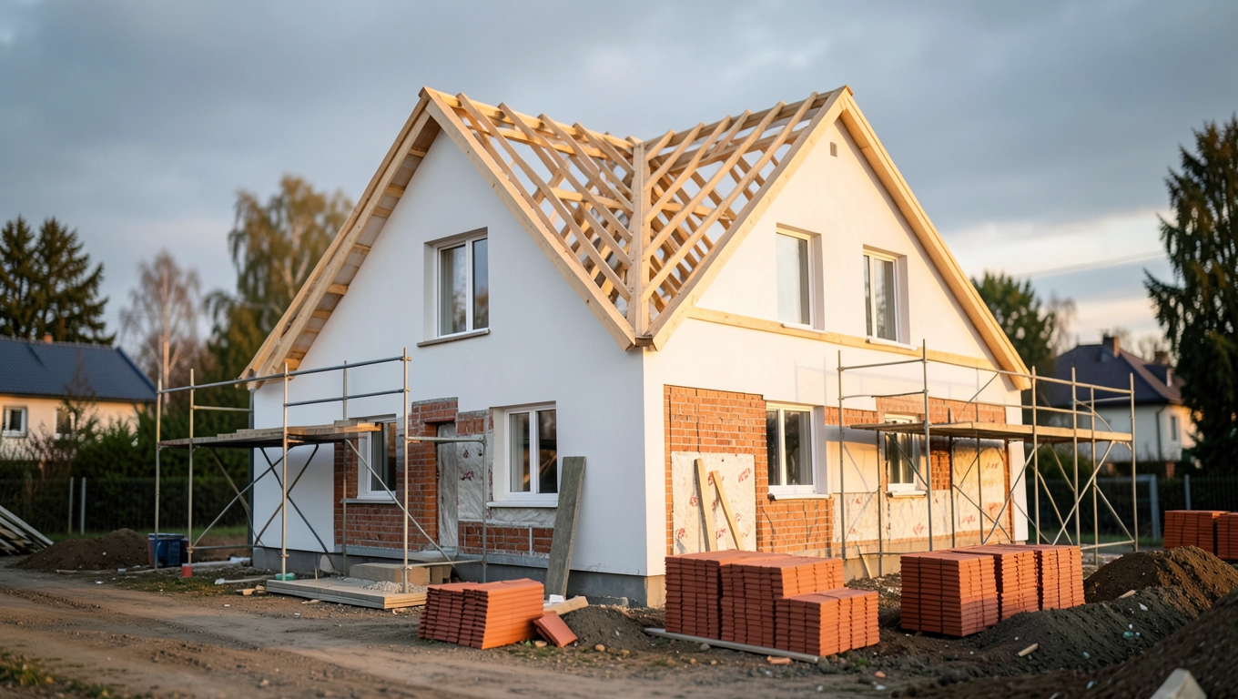 Koszt budowy domu z dachem dwuspadowym w Łodzi 2026