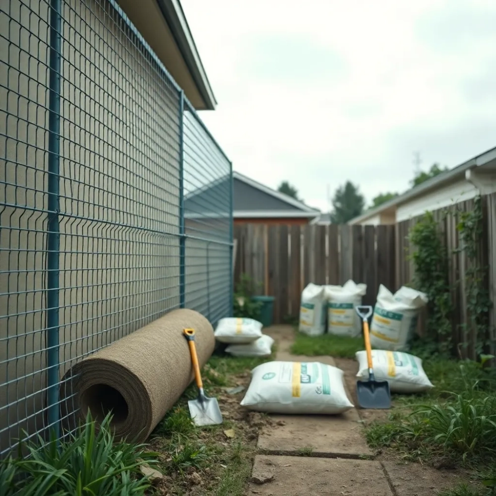 Koszt budowy ogrodzenia z siatki