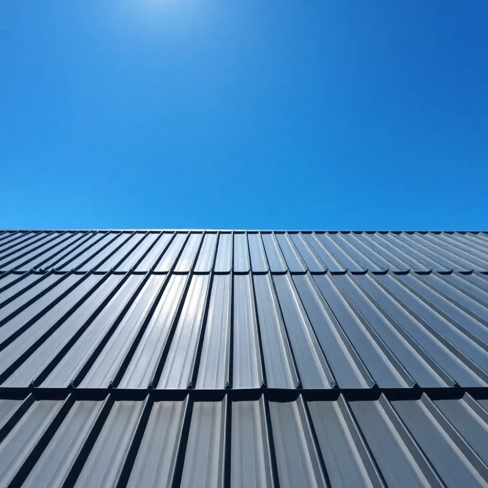 Koszt malowania dachu z blachy