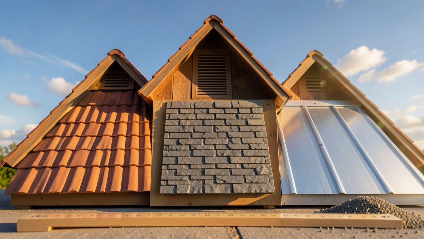 Koszt materiałów pokrycia dachowego dla dachu dwuspadowego 200m2