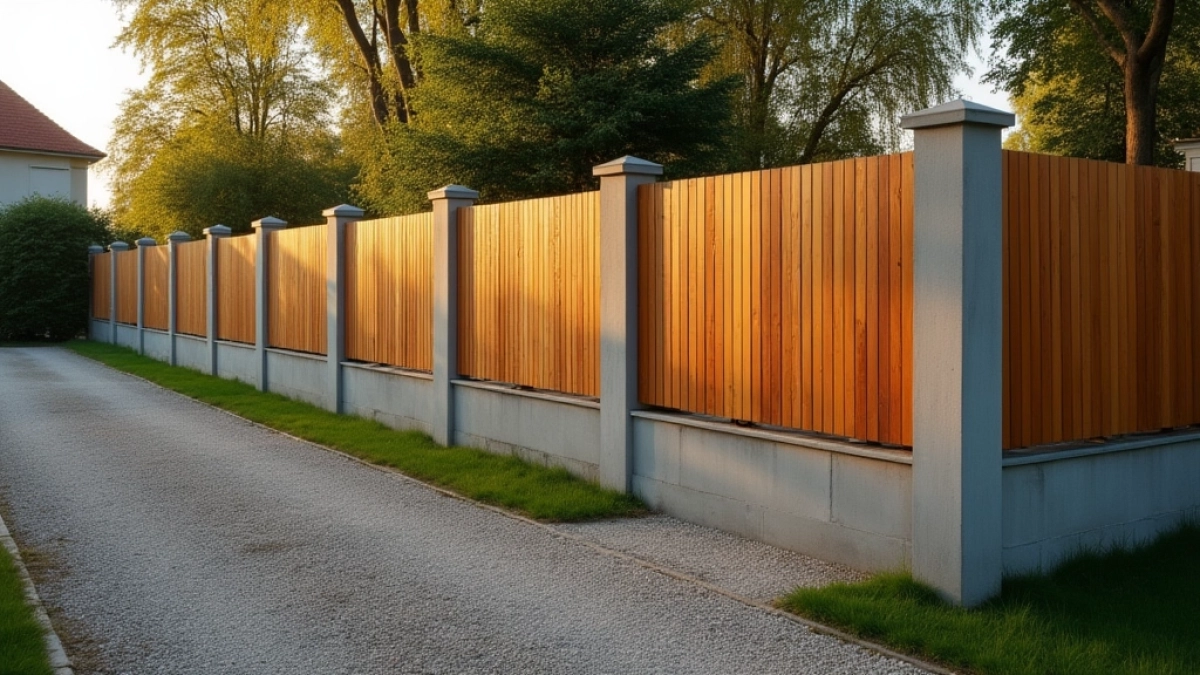 Koszt montażu ogrodzenia panelowego z podmurówką Warszawa