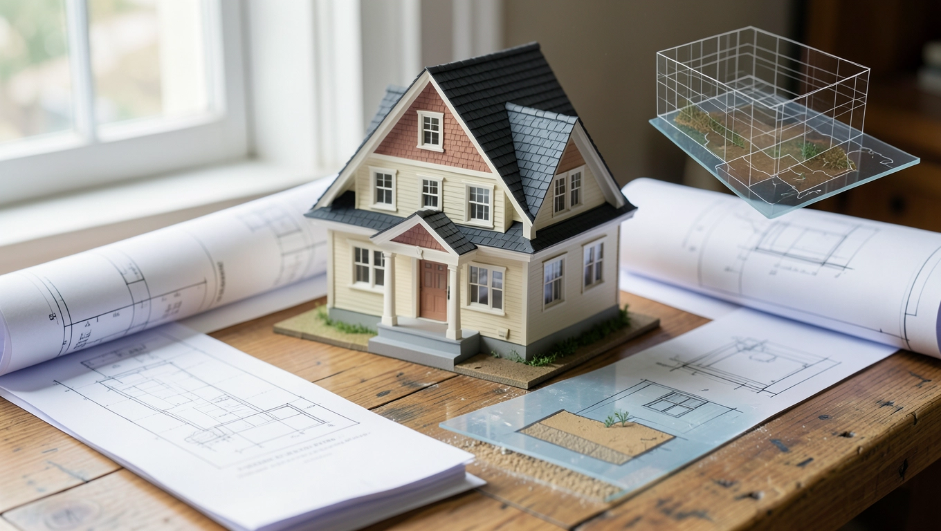 Koszt projektu domu piętrowego z dachem dwuspadowym