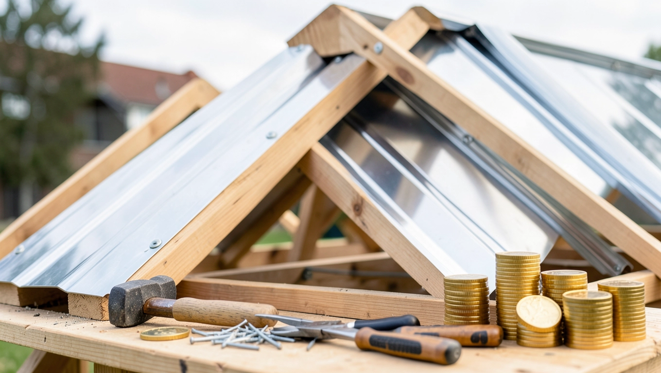 Koszt robocizny przy dachu dwuspadowym