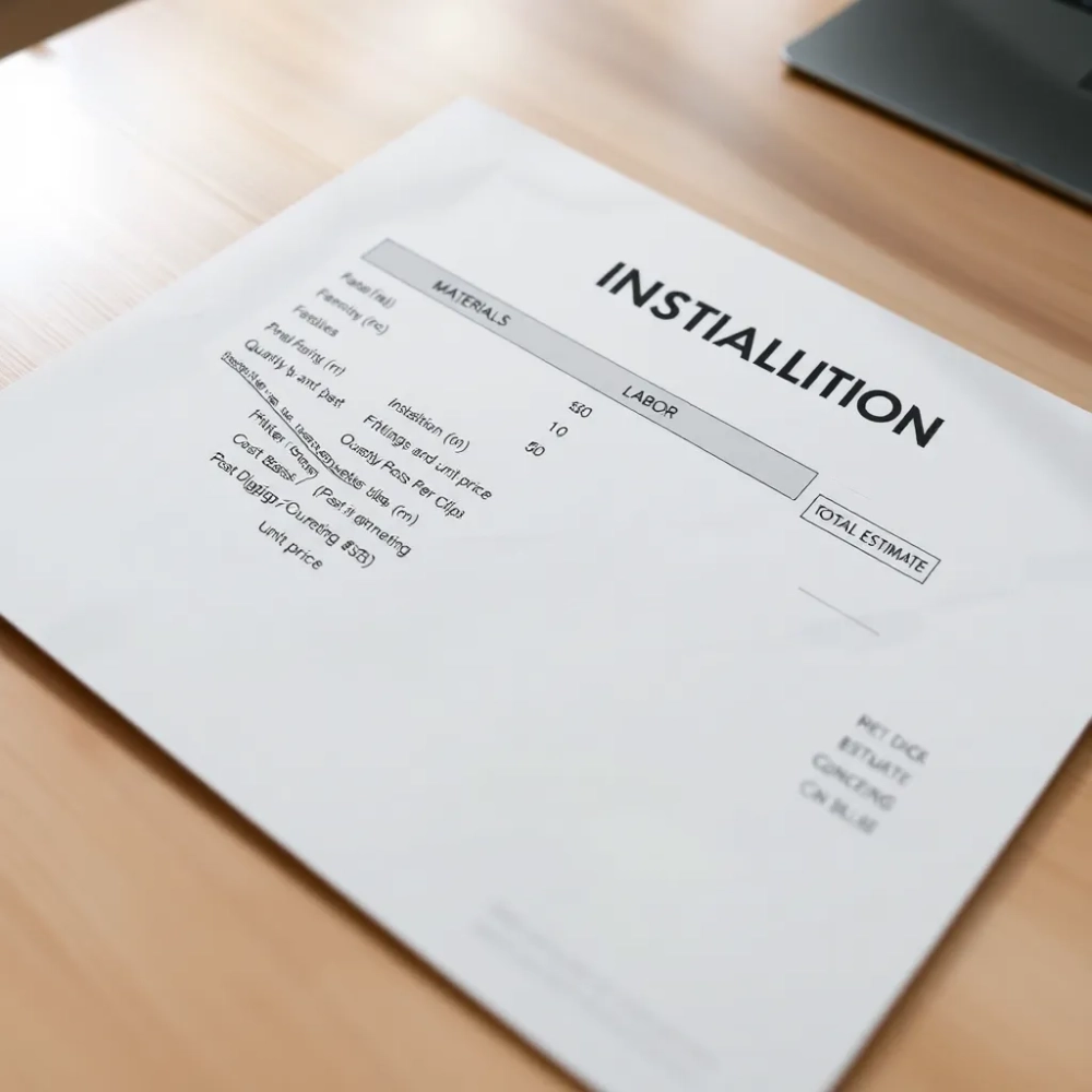 KOSZTORYS na wykonanie ogrodzenia panelowego