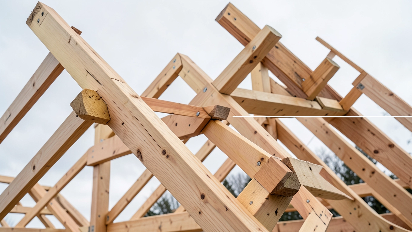 Krok po kroku montaż krokwi i jętek