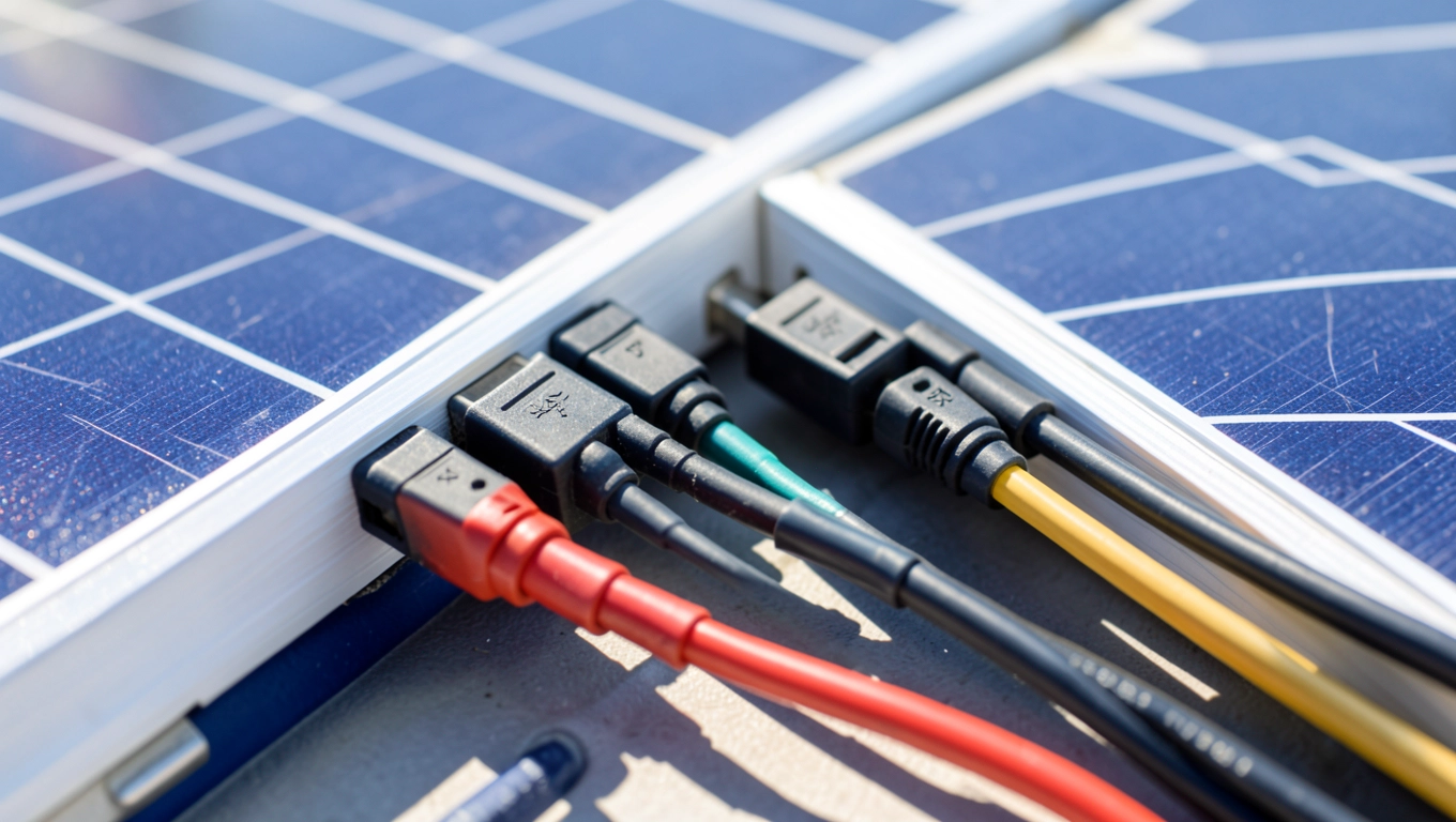 Łączenie równoległe paneli fotowoltaicznych