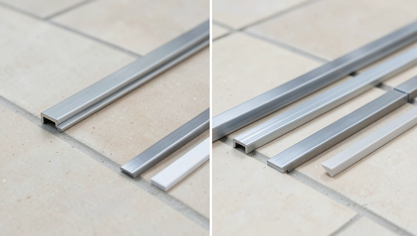 Listwy do płytek i paneli – metal czy PCV?