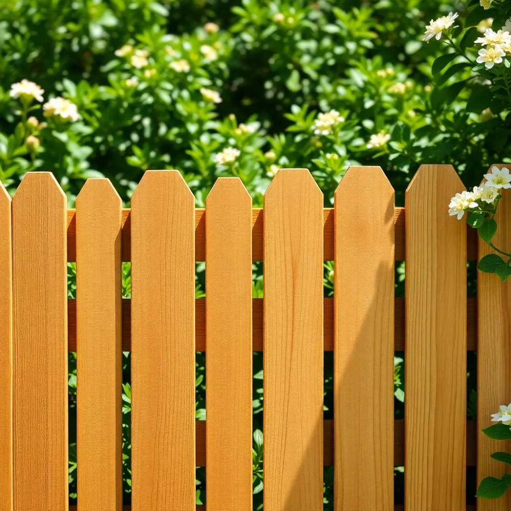 Listwy drewniane do ogrodzenia panelowego