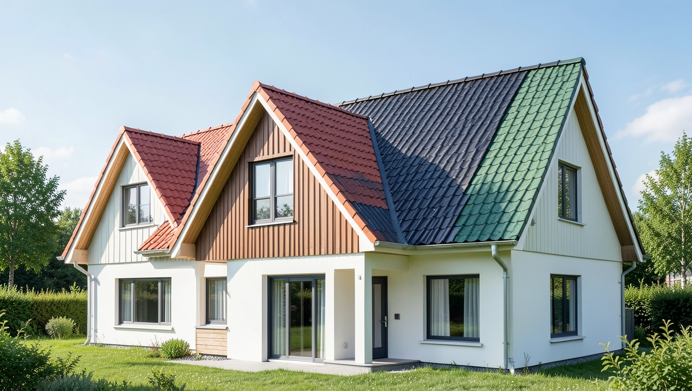 Materiały na dach dwuspadowy domu 120 m²