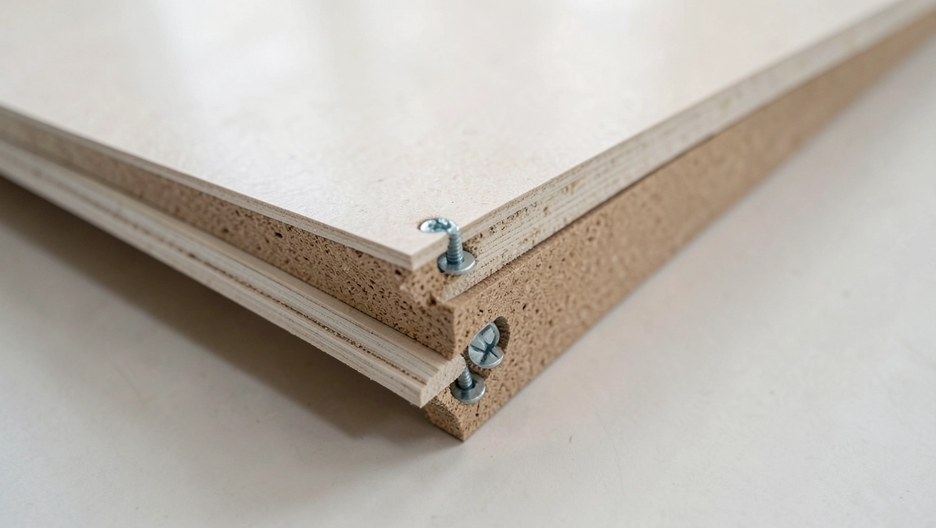 MDF w ukrytym montażu lameli