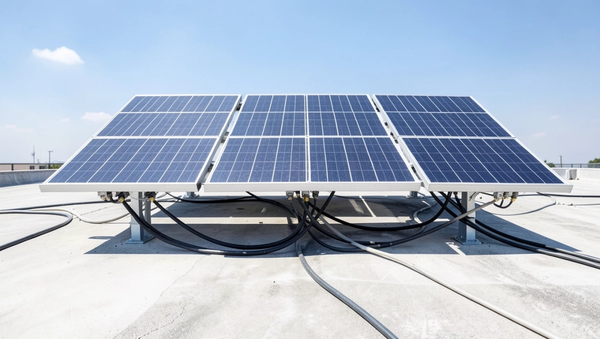 Mieszane łączenie paneli fotowoltaicznych