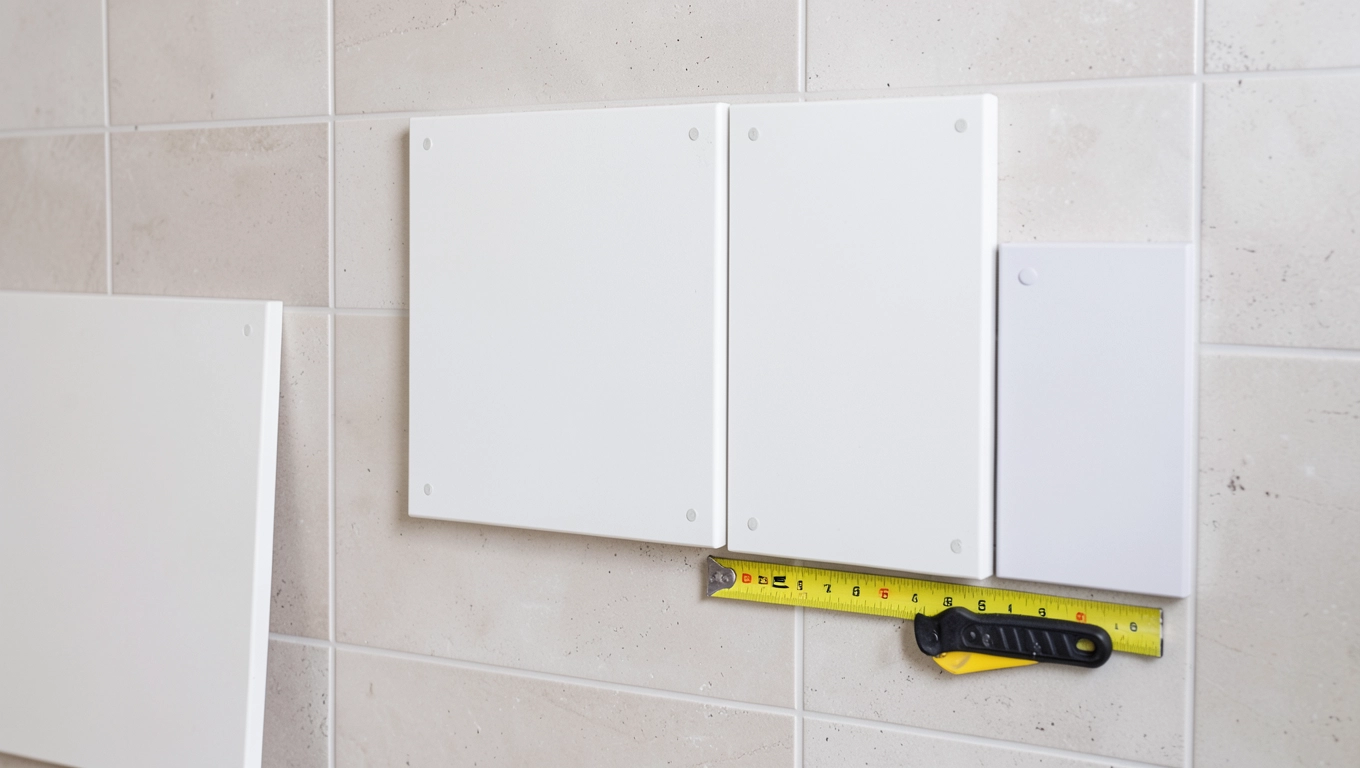 Montaż lameli PCV w łazience krok po kroku