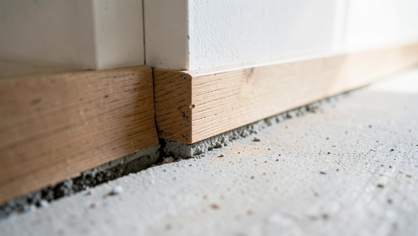 Montaż listwy przy różnicy poziomów podłogi