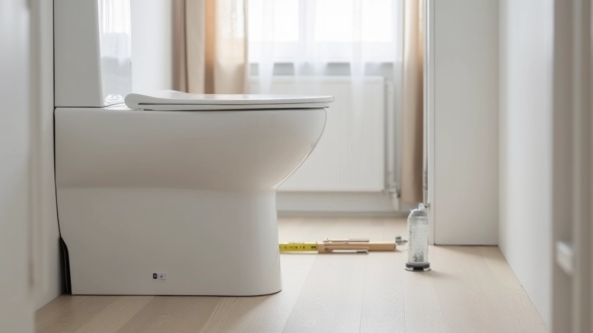 Montaż WC bez wiercenia w podłodze