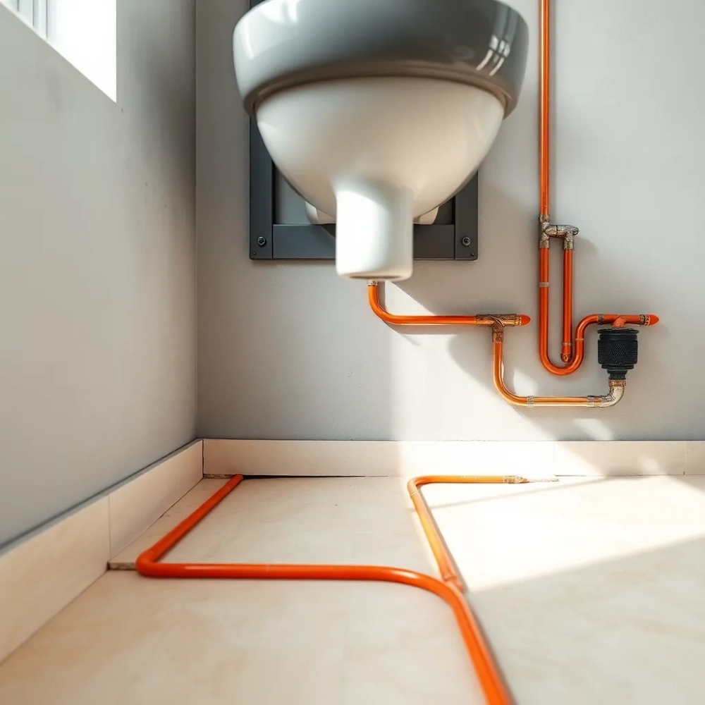 Montaż WC na ogrzewaniu podłogowym