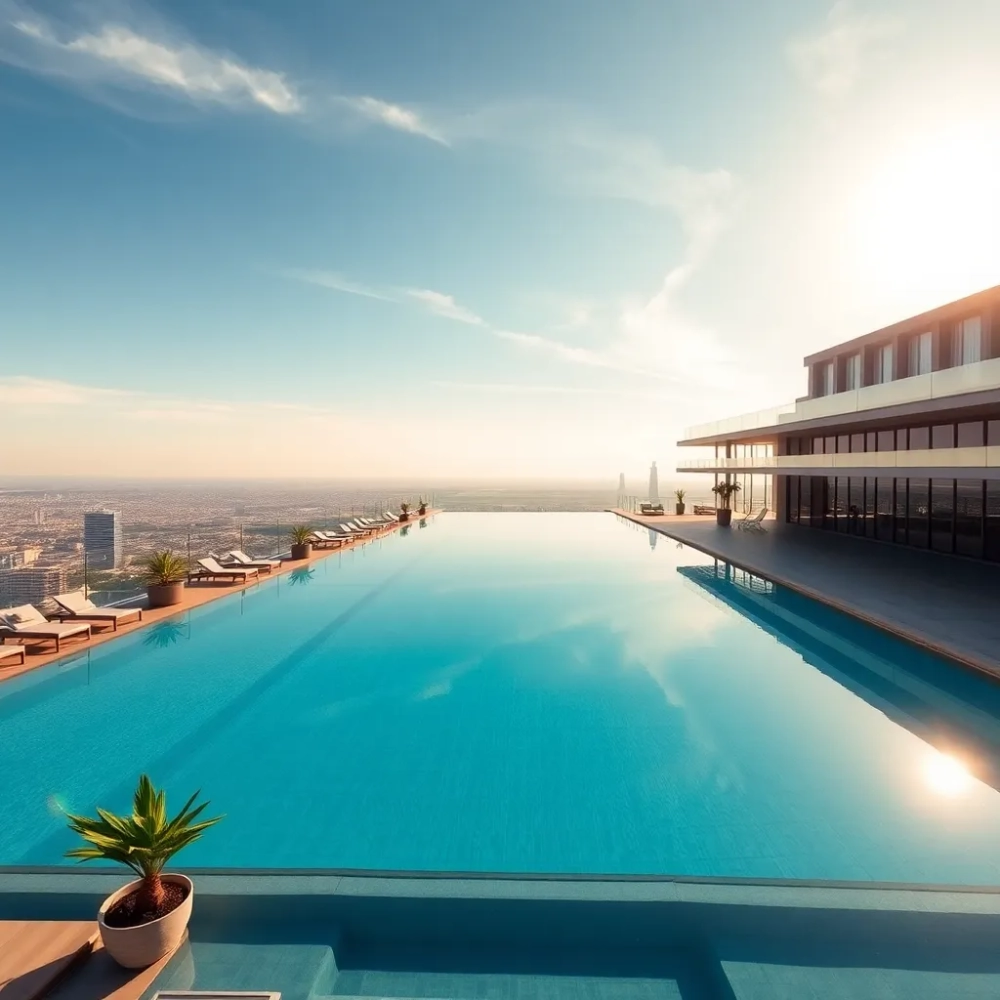 Najlepsze hotele z basenem na dachu