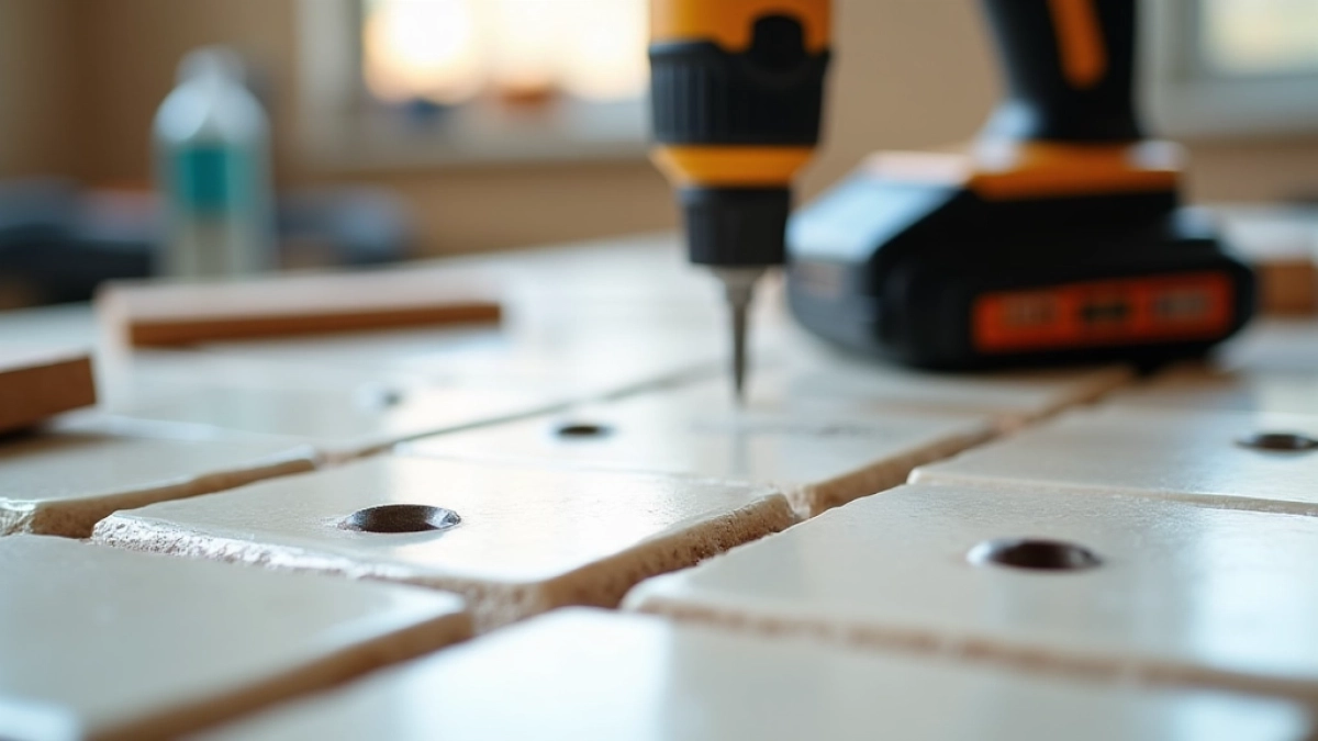 Narzędzia do wiercenia otworów w płytkach ceramicznych