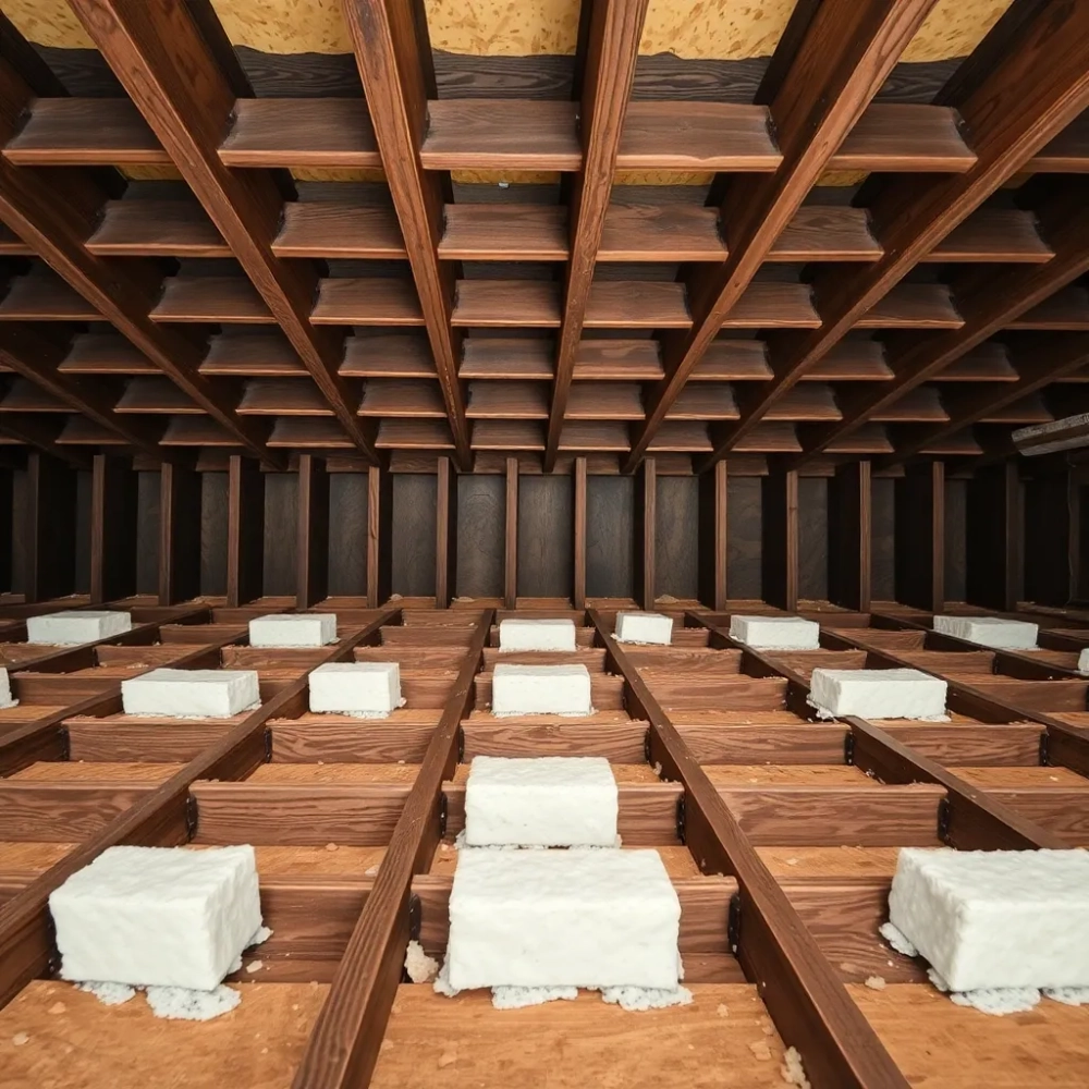 Ocieplenie podłogi na legarach styropianem