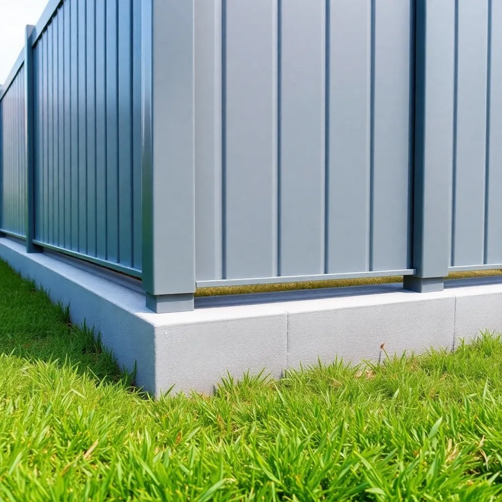 Ogrodzenie panelowe z podmurówką montaż cena