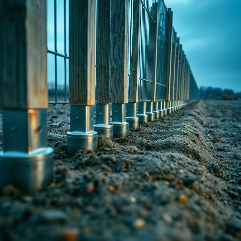 Ogrodzenie wbijane w ziemię