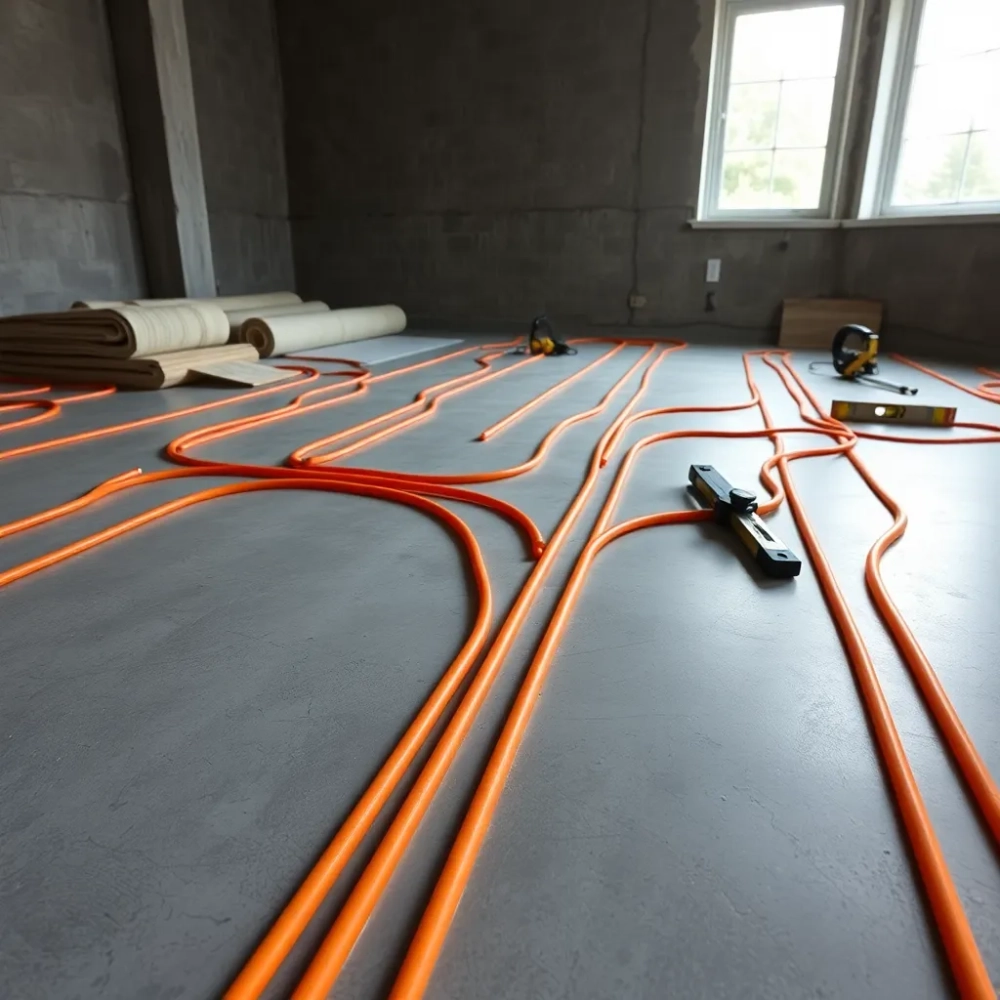 Ogrzewanie podłogowe w piwnicy
