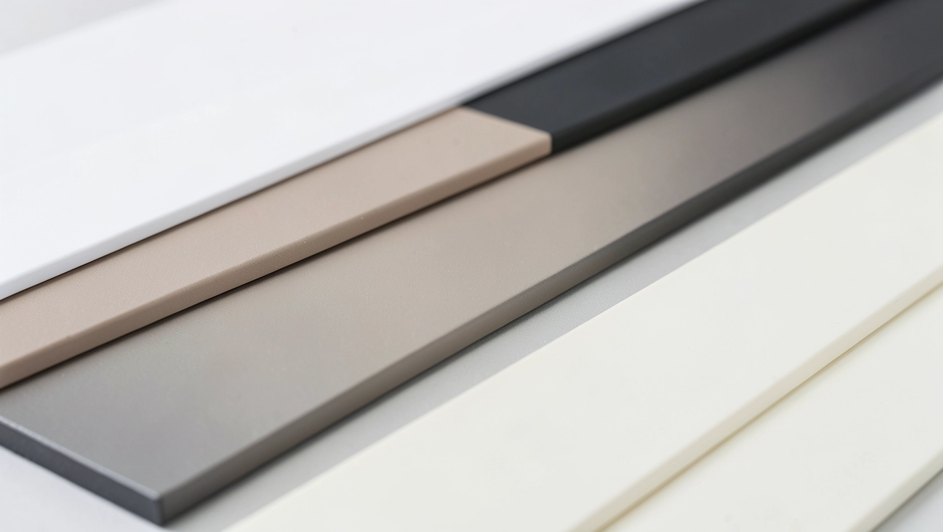 Paleta kolorów lameli: od białego po antracyt
