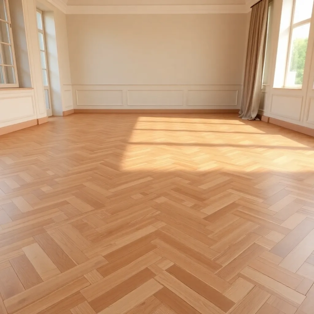 Panele jodełka w salonie