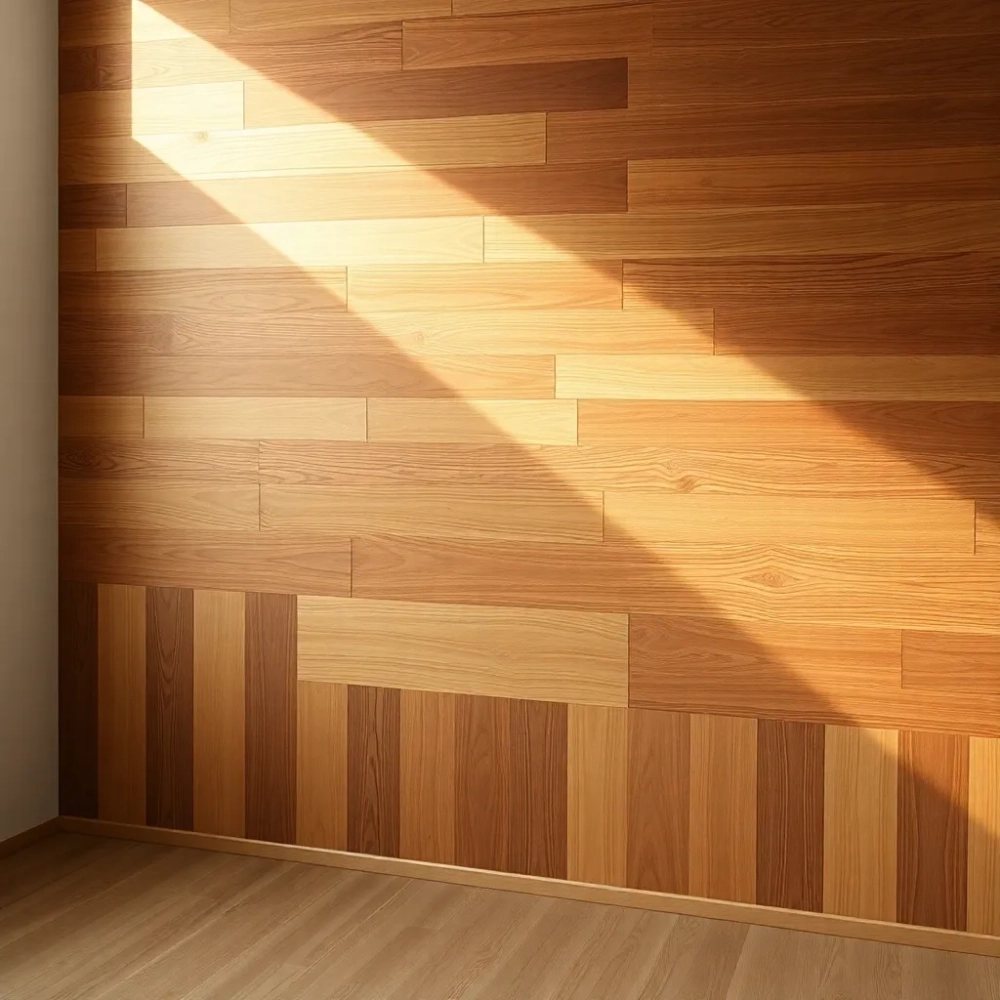 panele na ścianę drewniane