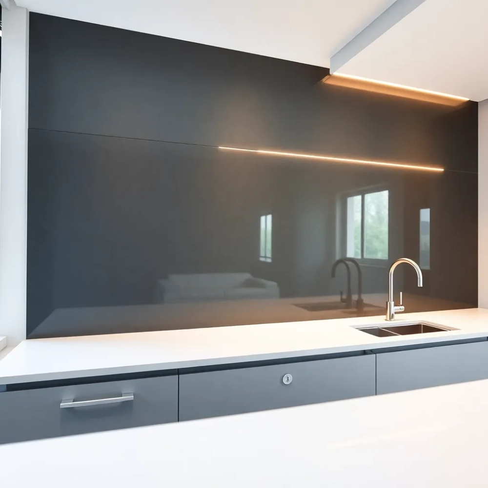 Panele szklane na ścianę w kuchni