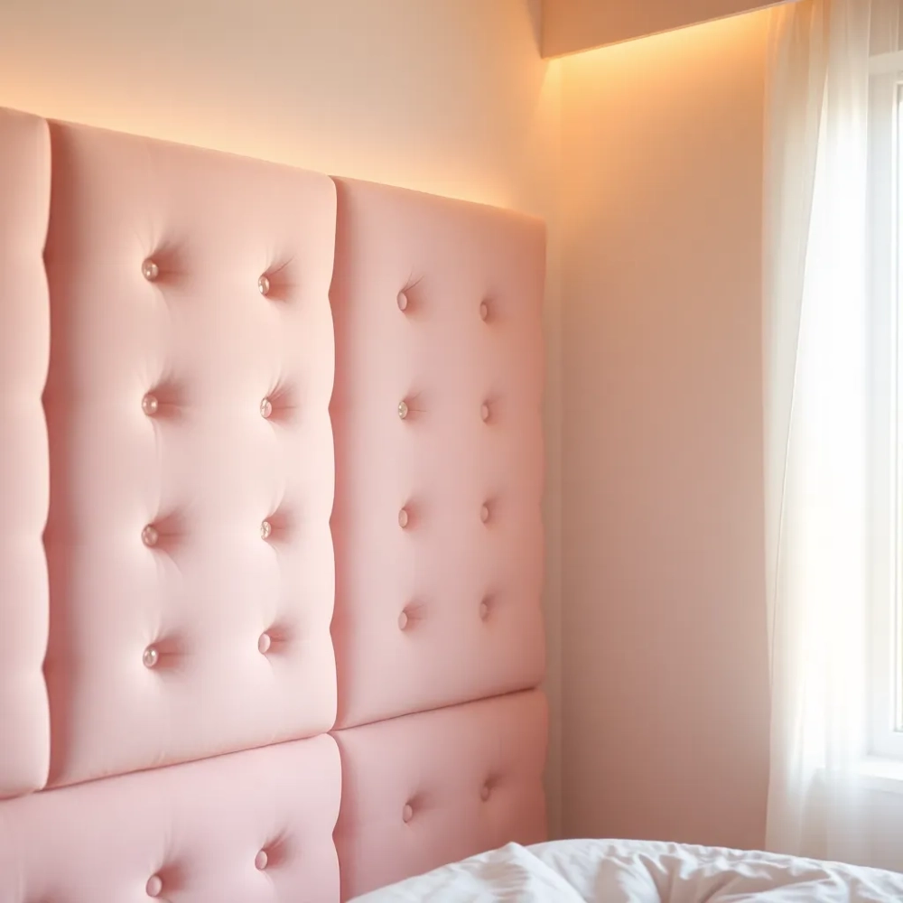 Panele tapicerowane dla dziewczynki