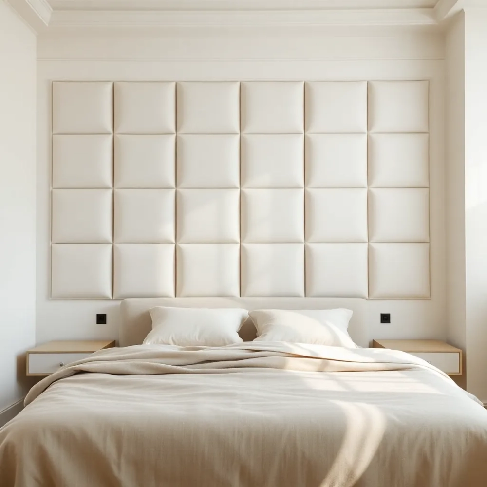 Panele tapicerowane na ścianę do sypialni