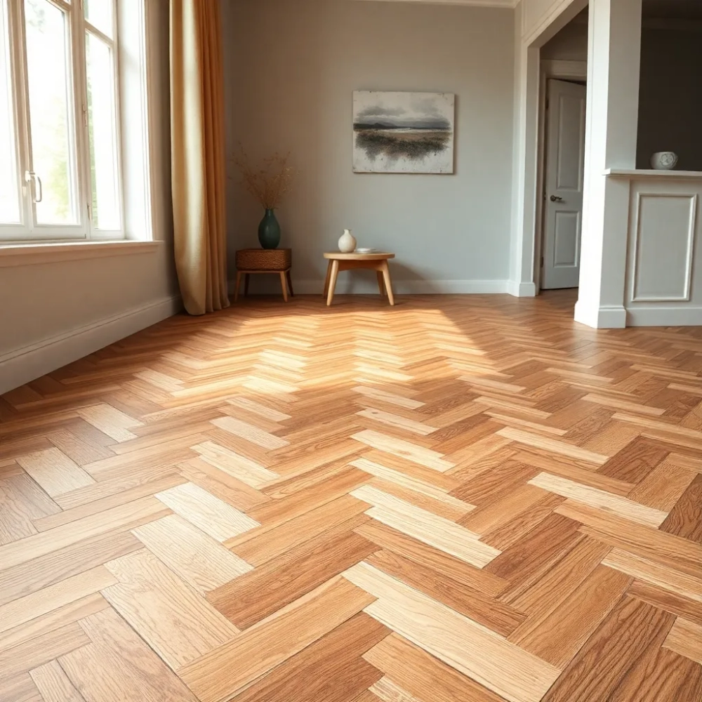 Panele winylowe w jodełkę