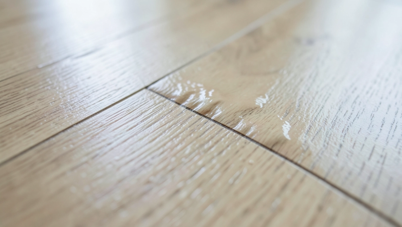 Pierwsze objawy zalanych łączeń paneli