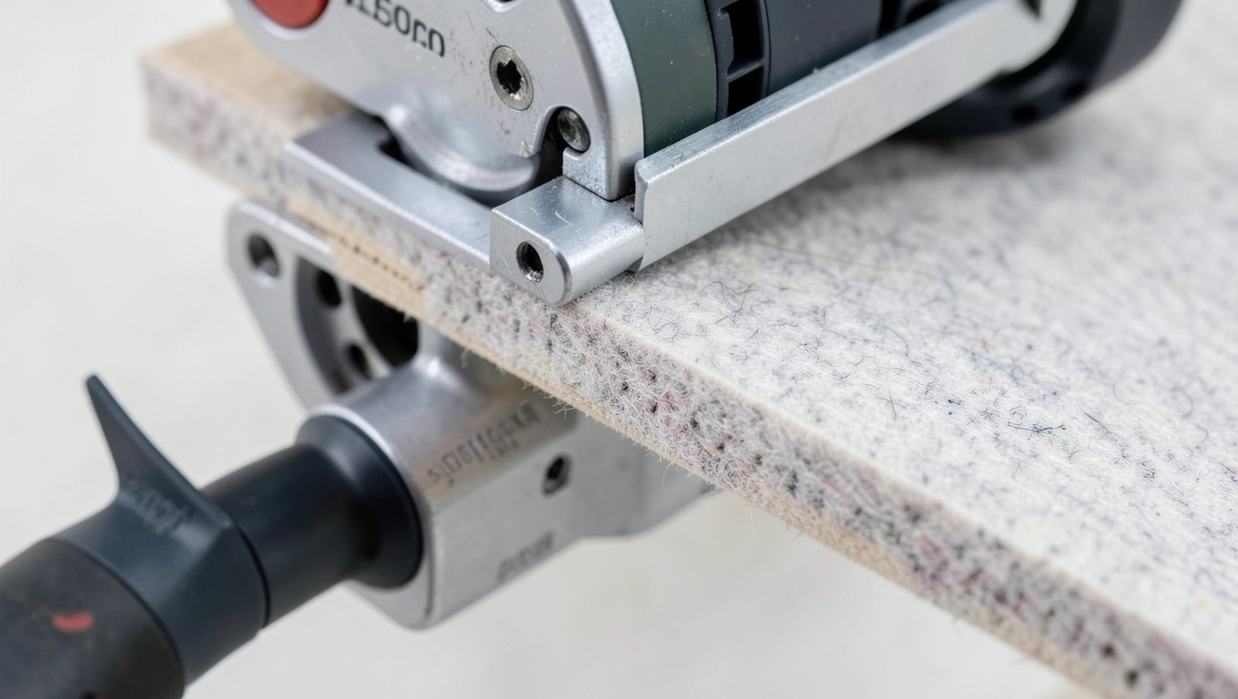 Piła ukosowa dla lameli na filcu