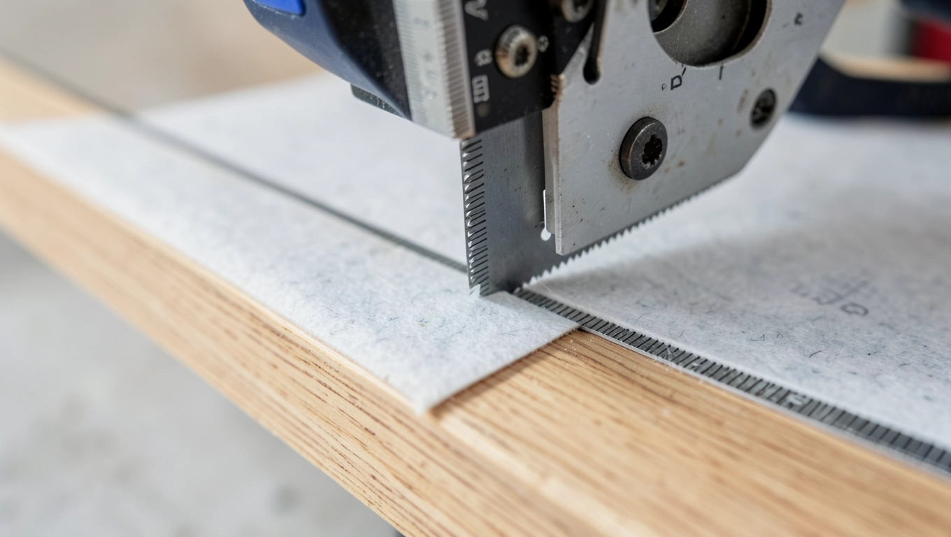 Piła ukosowa dla precyzyjnego cięcia filcu