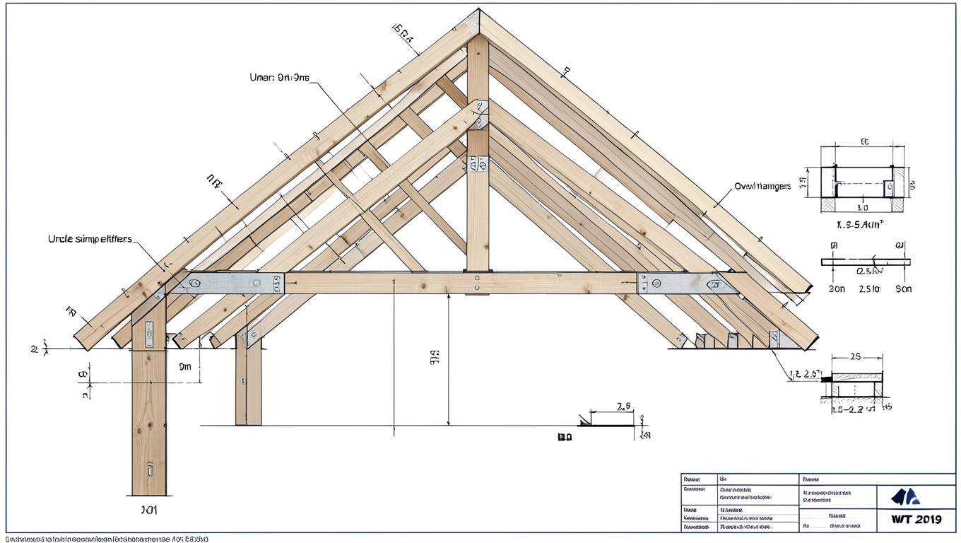 Planowanie budowy dachu dwuspadowego