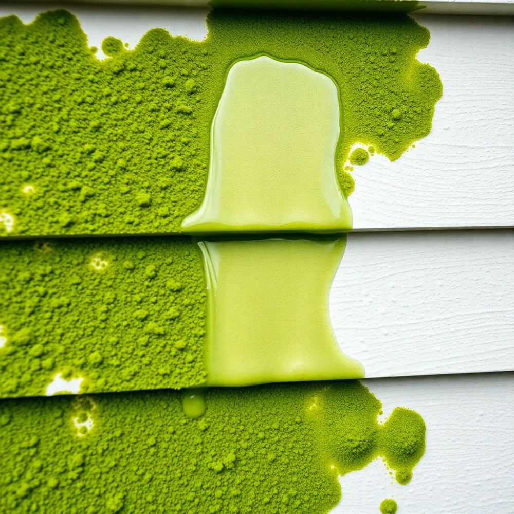 Płyn na glony na elewacji