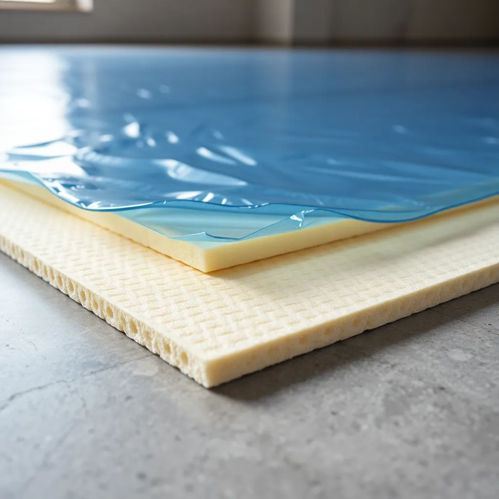 Podkład pod panele z folią paroizolacyjna