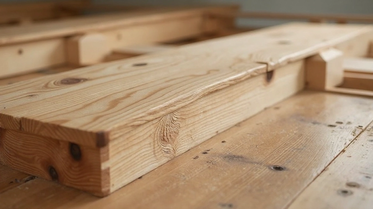 podłoga drewniana na legarach