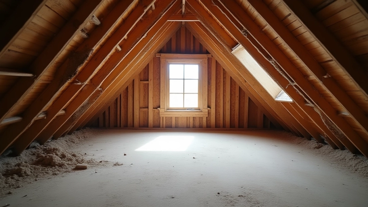 Podłoga na strychu na legarach