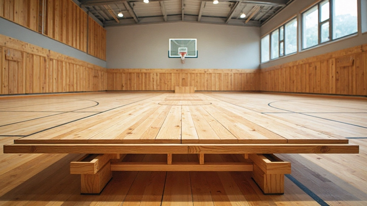 Podłogi sportowe na legarach