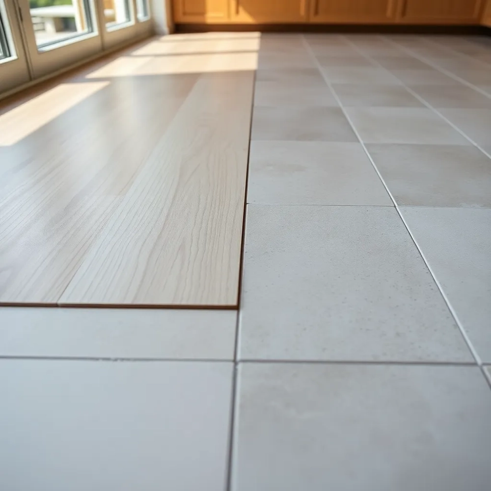 Połączenie paneli z płytkami