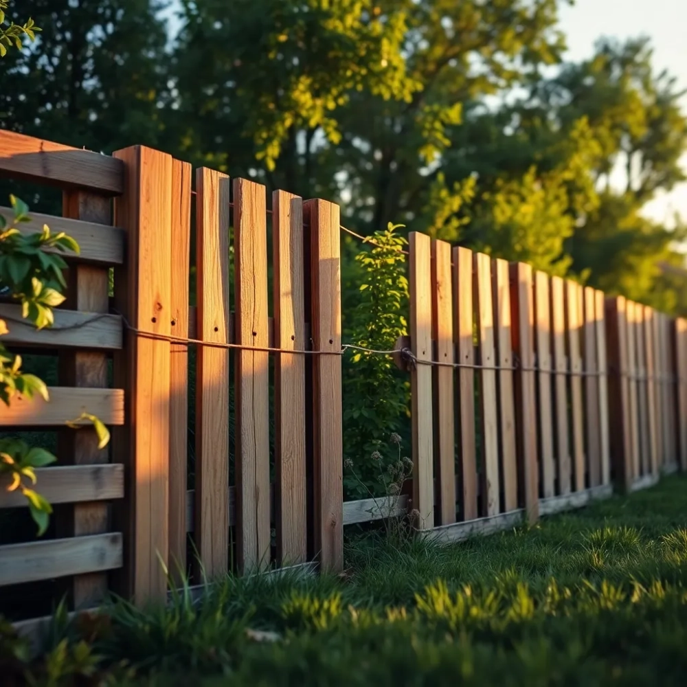 Pomysł na tanie ogrodzenie działki