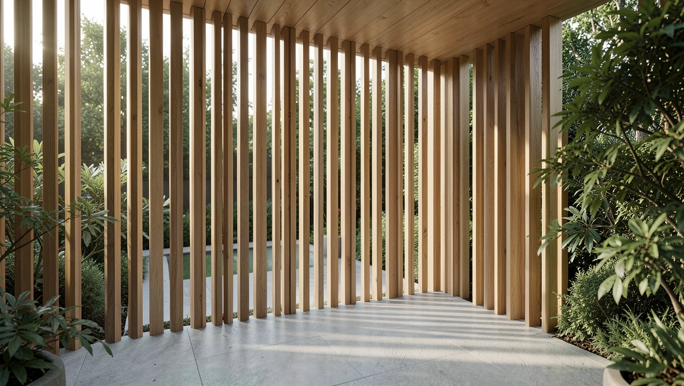 Pomysły na aranżację tarasu z lameli pionowych