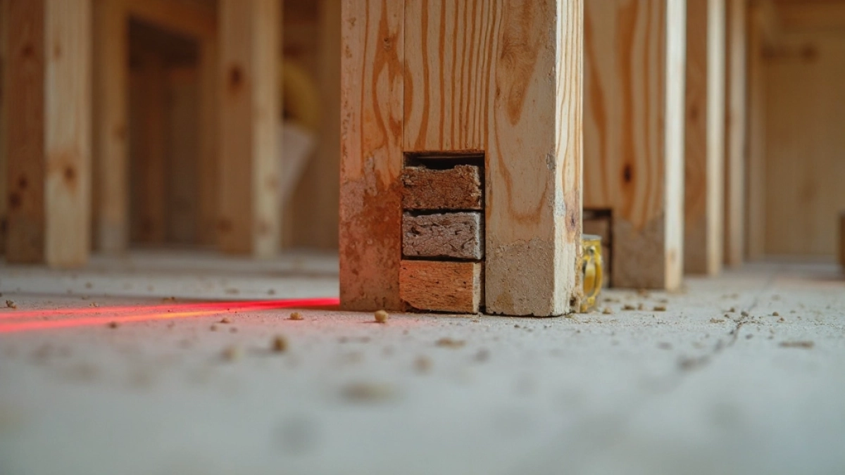 poziomowanie legarów