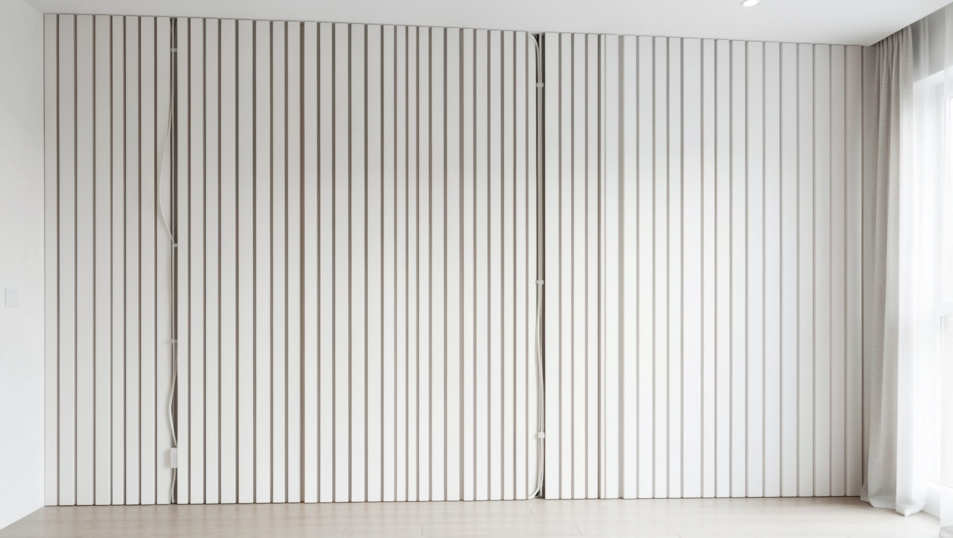 Praktyczne zalety białych lameli w salonie