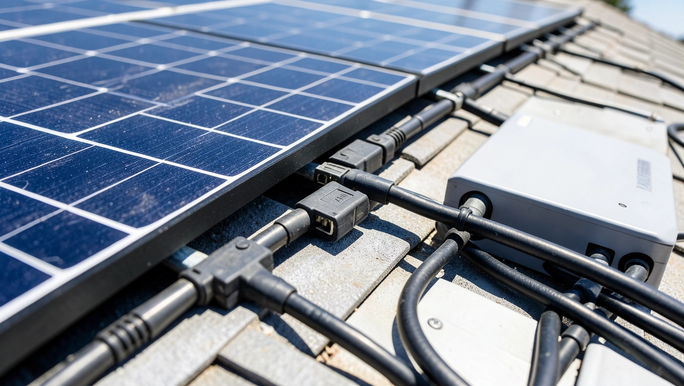 prawidłowe łączenie paneli fotowoltaicznych