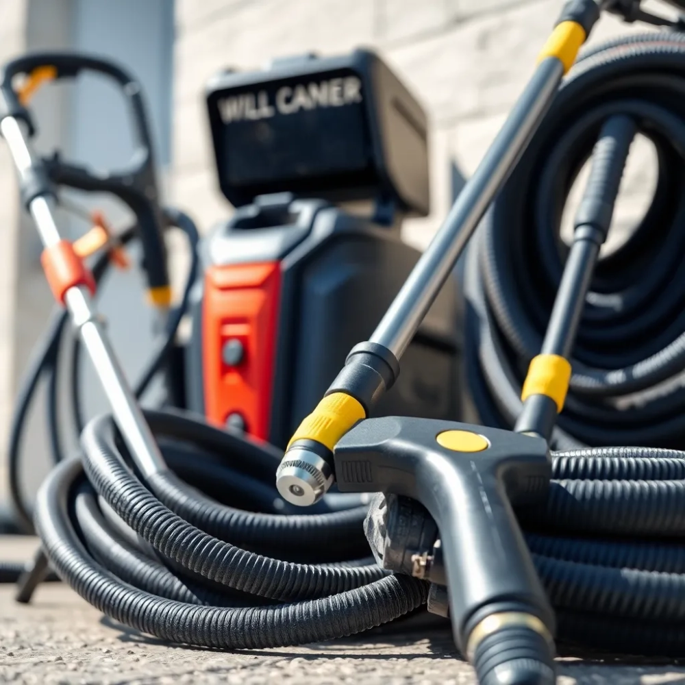 Profesjonalny sprzęt do mycia elewacji