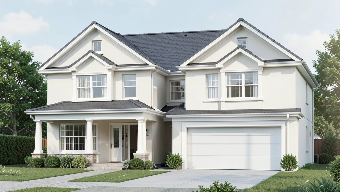 Projekty domów piętrowych z dachem dwuspadowym - style