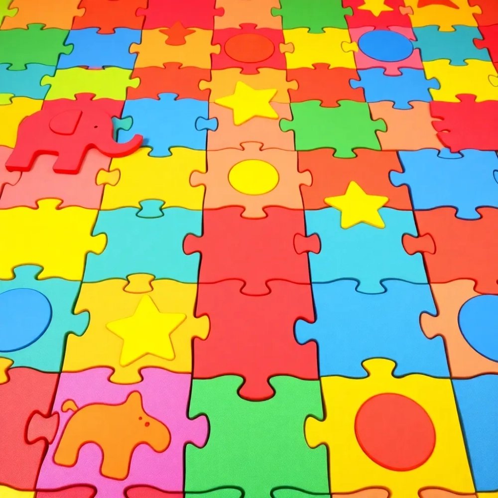 Puzzle na podłogę dla dzieci